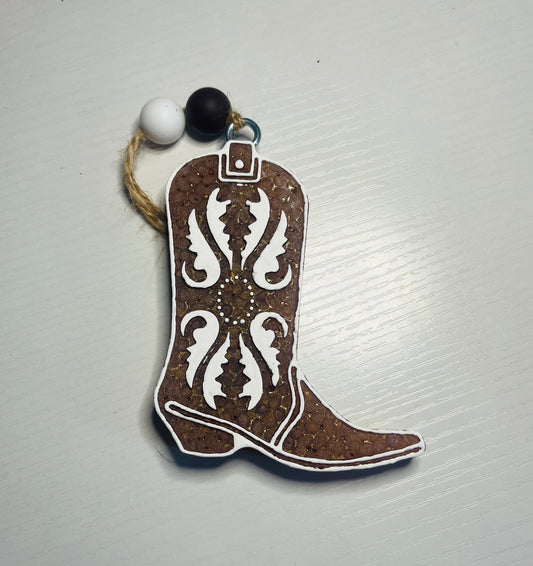 Cowboy Boot Car Air Freshie